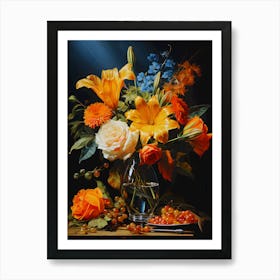 Blossom Bouquet Delight Art Print