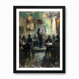 Jazz Bar Art Print