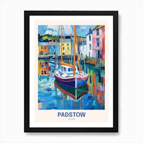 Padstow England Uk Travel Poster Art Print