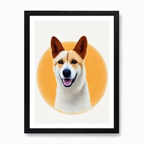 Canaan Dog Illustration Dog Art Print