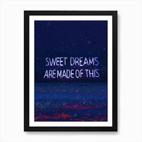 Annie Lennox Sweet Dreams Art Print