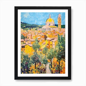 Siena Italy 1 Fauvist Painting Art Print