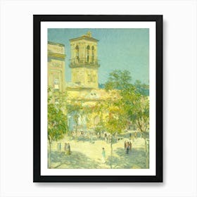 Street Of The Great Captain, Córdoba, Frederick Childe Hassam Art Print