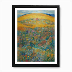 Field Of Flowers 4 Art Print