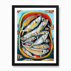 Sardines In A Box Cool Art Print