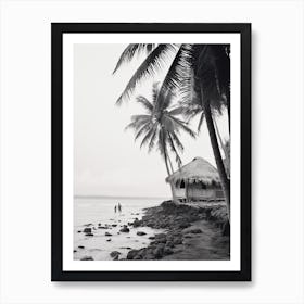 Samoa, Black And White Analogue Photograph 1 Art Print