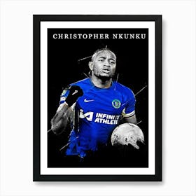 Christopher Nkunku Chelsea 1 Art Print