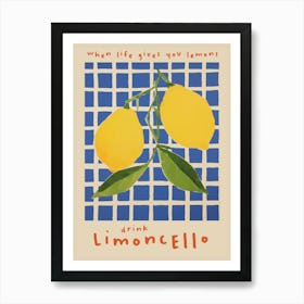 Limoncello Kitchen Print Art Print