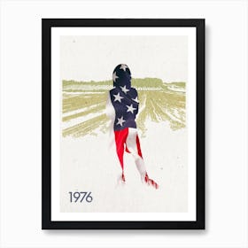 American Girl Art Print