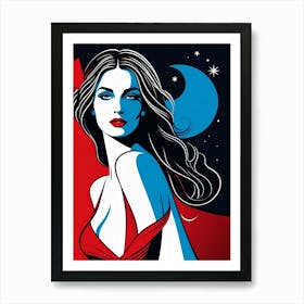 Sex And The Moon Art Print