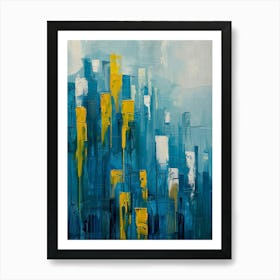 Abstract Cityscape 16 Art Print