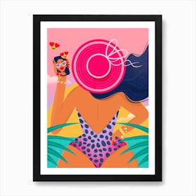 Selfie Queen Art Print