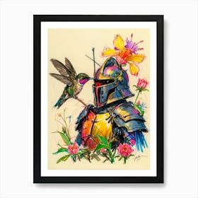 Star Wars Hummingbird Art Print