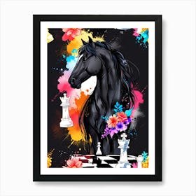 Black Horse Chess 2 Poster