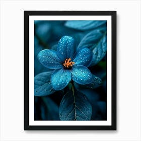 Blue Flower Art Print