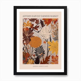 Fall Botanicals Queen Annes Lace 3 Poster Art Print