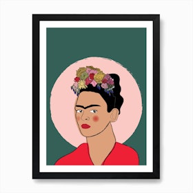 Frida Illustration Art Print