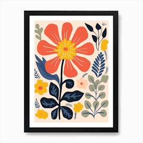 Floral Print 1 Art Print