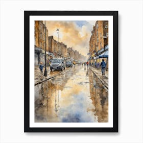 London Street Scene 4 Art Print