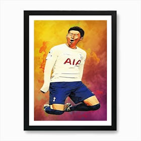 Son Heung Min 2 Art Print