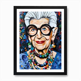 Iris Apfel  Art Print