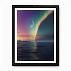 Rainbow Over The Ocean Art Print