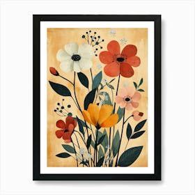 Flowers In A Vase 77 Art Print