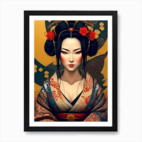 Geisha 44 Art Print