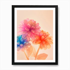 Dreamy Inflatable Flowers Dahlia 1 Art Print