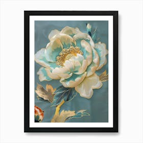 Peony Painting 4 Art Print