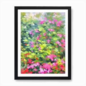 Cuban Oregano Impressionist Painting Art Print