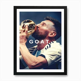 Goat Lionel Messi Art Print