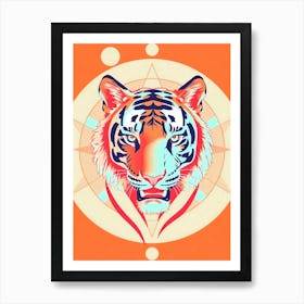 Creative Tiger Head Art Print