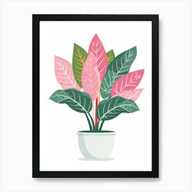 Plant In A Pot 24 Art Print