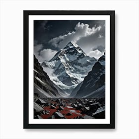 Nepal The Beauty of Everest's Peaks Art Print