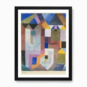 Colorful Architecture, Paul Klee Art Print