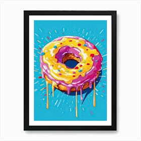 Colour Pop Donuts 8 Art Print