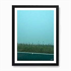 Foggy Day On To Mount Washington Art Print
