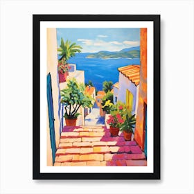 Hvar Croatia 3 Fauvist Painting Art Print