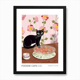 Foodie Cats Co Cat And Jell O 5 Art Print