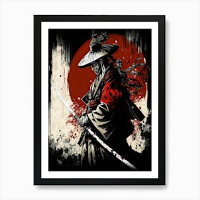 Samurai Warrior 13 Art Print