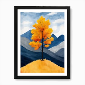 Autumn Tree Art Print