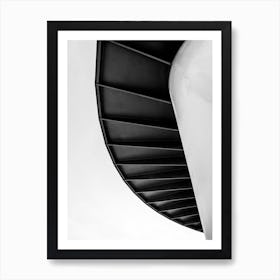 Black And White architecture | Abstract photography Art Print