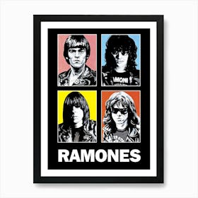 Ramones band music 2 Art Print