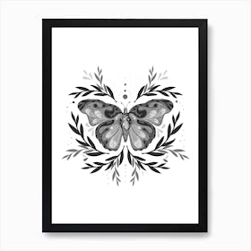 Mystic Butterfly Art Print