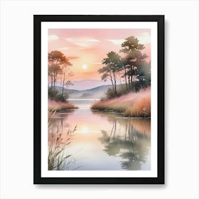 Watercolor Landscape Art Print (1) Art Print