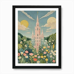 Garden Tower Art Print