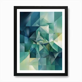 Abstract Geometric Pattern Art Print