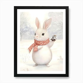 Snow Bunny 2 Art Print