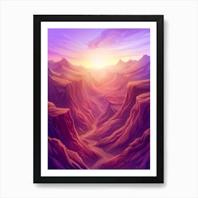 Abstract Landscape 12 Art Print